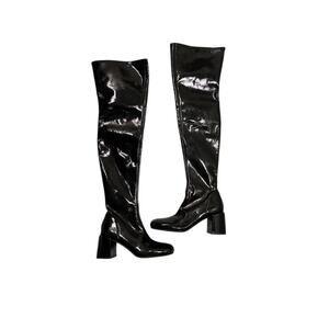 Jeffrey Campbell Over the Knee Platform Heel Boots